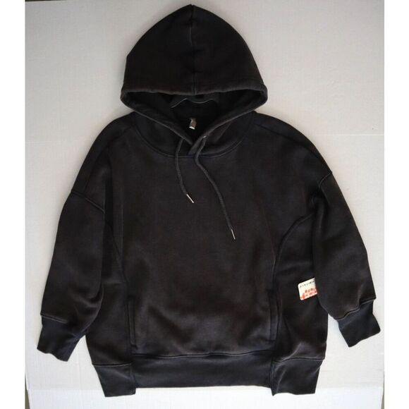 FP Movement OB1632414 WMN Sz XS Black Combo Sprint To The Finish Logo Hoodie - Picture 7 of 8